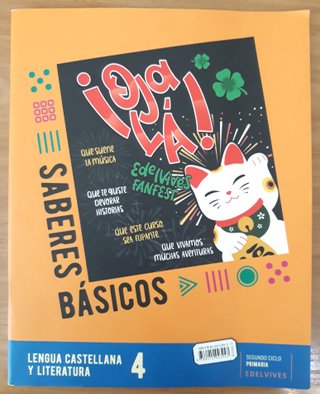 Libro Saberes Básicos Lengua Castellana 4 primaria