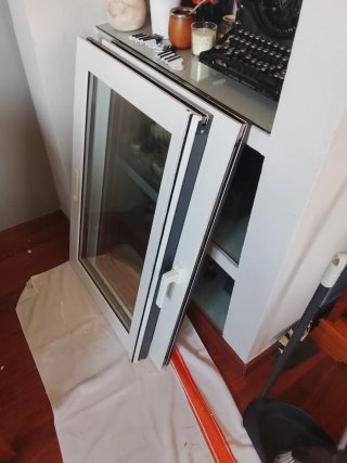2 Ventanas Correderas PVC Blancas