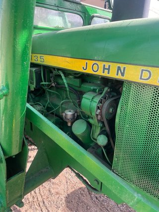 Tractor John Deere Verde con Pala