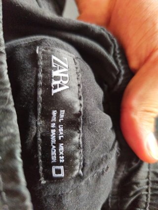 Pantalones cargo negros