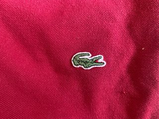 Polo Clásico Lacoste Rojo Talla XL (6)