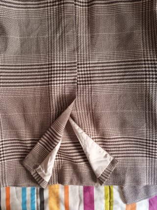 Chaqueta de cuadros para mujer