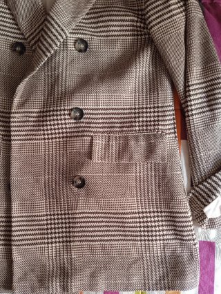 Chaqueta de cuadros para mujer