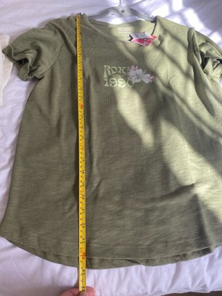 Camiseta Roxy Verde Oliva Talla XL