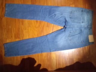 Pantalón campana azul