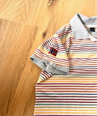 Maglioncino firmato donna righe multicolore