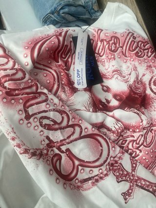 Sudadera ROMWE Roja y Blanca Talla S