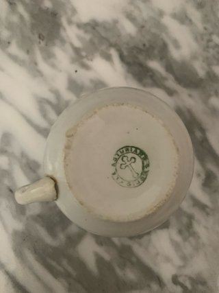Juego Tazas Porcelana Antiguas