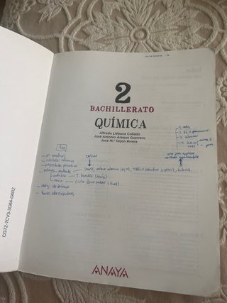 Química 2 Bachillerato : Operación mundo