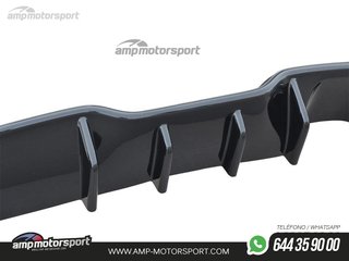 DIFUSOR TRASERO FORD FIESTA ST MK7 2012-2017 NEGRO BRILLO