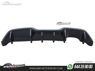 DIFUSOR TRASERO FORD FIESTA ST MK7 2012-2017 NEGRO BRILLO