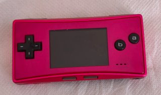 Nintendo Game Boy Micro Rosa + Cargador Original