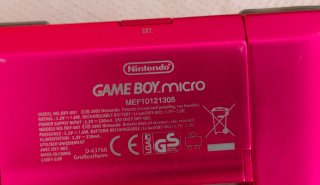 Nintendo Game Boy Micro Rosa + Cargador Original