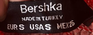 Top corto floreale Bershka S