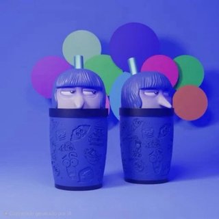 Vasos / Botellas  3D Inside Out / Del Revés