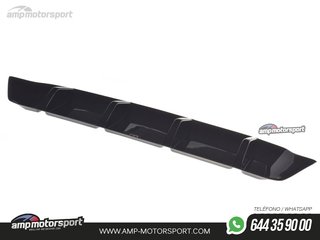 DIFUSOR TRASERO SKODA SUPERB MK3 2019-- NEGRO BRILLO