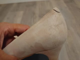 Zapatos tacón mujer Argenta Peep Toe Nude Talla 39