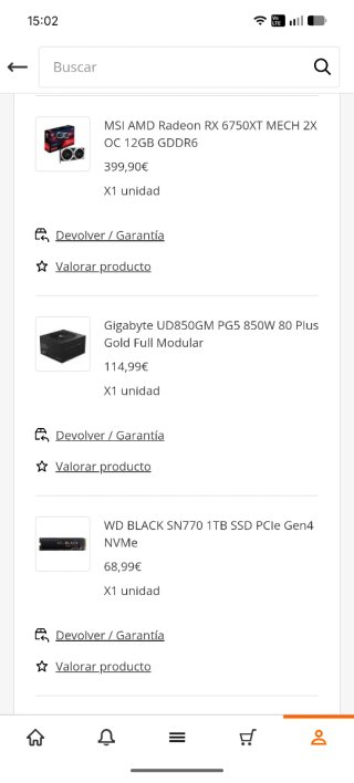 Ordenador Gaming 6750xt 12GB
