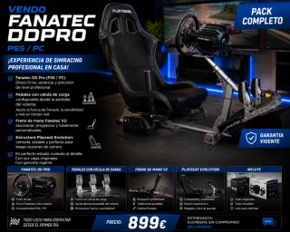 Fanatec DD Pro (PS5/PC) Pack Completo