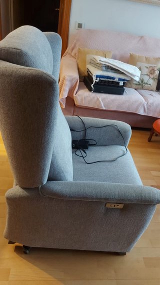 Sillón Relax Power Lift Levanta Personas Gris