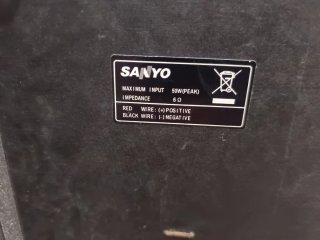 Equipo de música Sanyo
