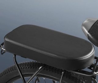 Cojín Trasero Bicicleta Negro