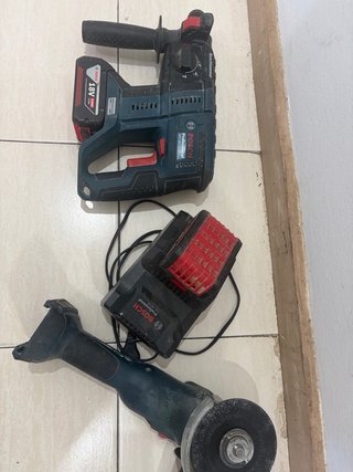 Taladro percutor Bosch y radial Parkside