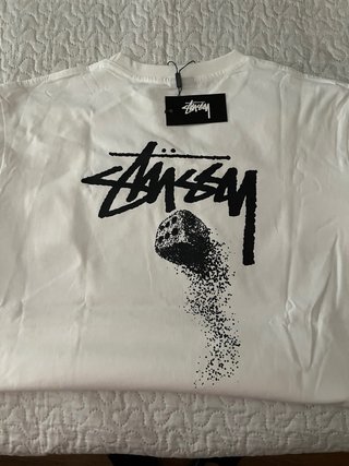 Camiseta Stussy Talla M Blanca