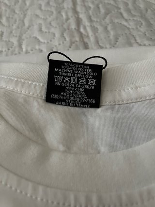 Camiseta Stussy Talla M Blanca
