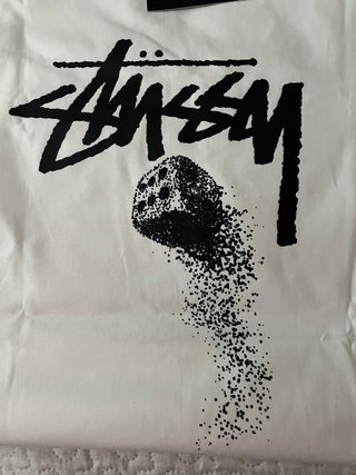 Camiseta Stussy Talla M Blanca