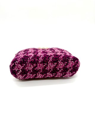 Bolso Chanel Mini Tweed Rosa y Morado