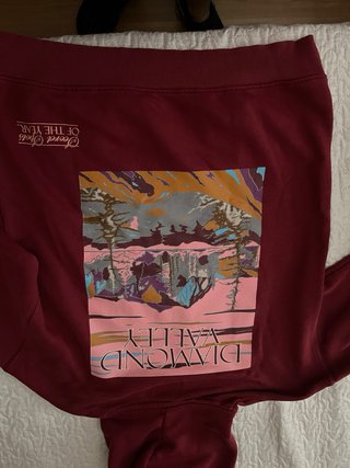 Sudadera Bershka Roja con Diseño