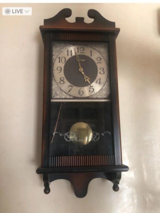 Reloj de pared RHYTHM marrón