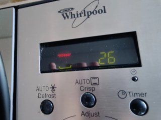 Microondas Whirlpool con campana