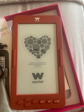 Libro electrónico Woxter Scrib 195 S rojo