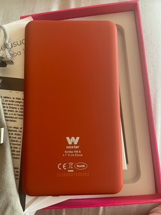Libro electrónico Woxter Scrib 195 S rojo