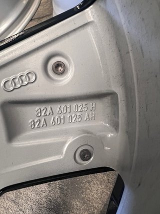 Llantas Originales Audi 82A601025H, 82A601025AH