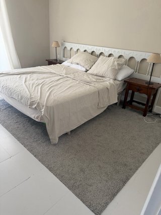 Alfombra gris IKEA