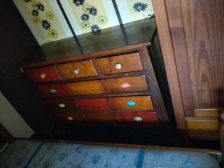 Armario de madera con cajones Dormitorio completo