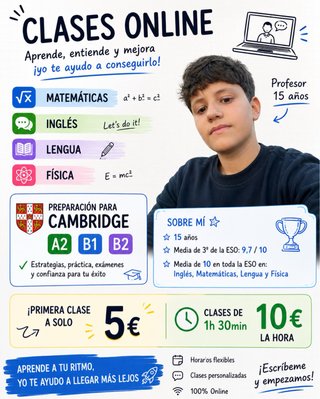 CLASES PARTICULARES ONLINE