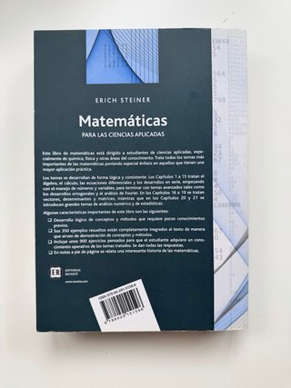 Matemáticas para las ciencias aplicadas