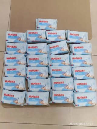 25 Toallitas HUGGIES Pure