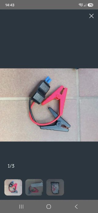 Pinzas Booster para Batería