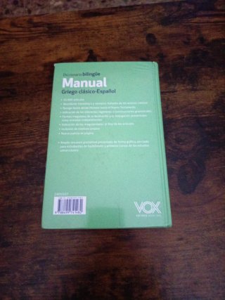 Manual griego clásico-español diccionario bilin...
