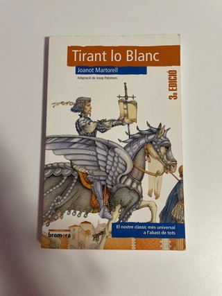 Llibre “Tirant lo Blanc”