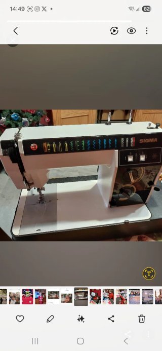 Máquina de coser eléctrica Sigma