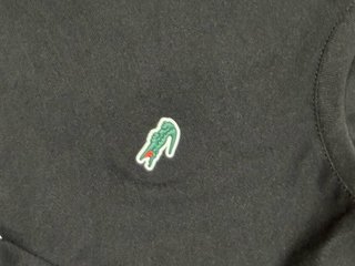 Camiseta Lacoste Negra y Azul Talla M