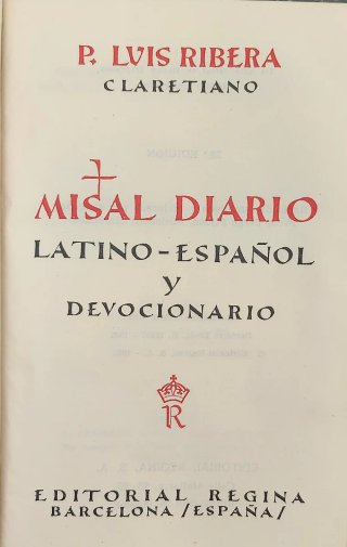 misal diario latino- español y devocionario