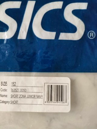 Canotta sportiva Asics bambina N.7