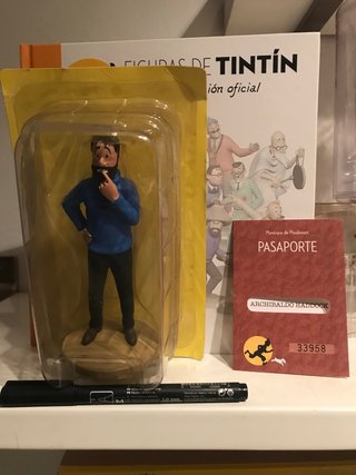 Figura Tintín Capitán Haddock dubitativo